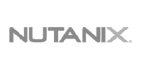 Nutanix company logo grey